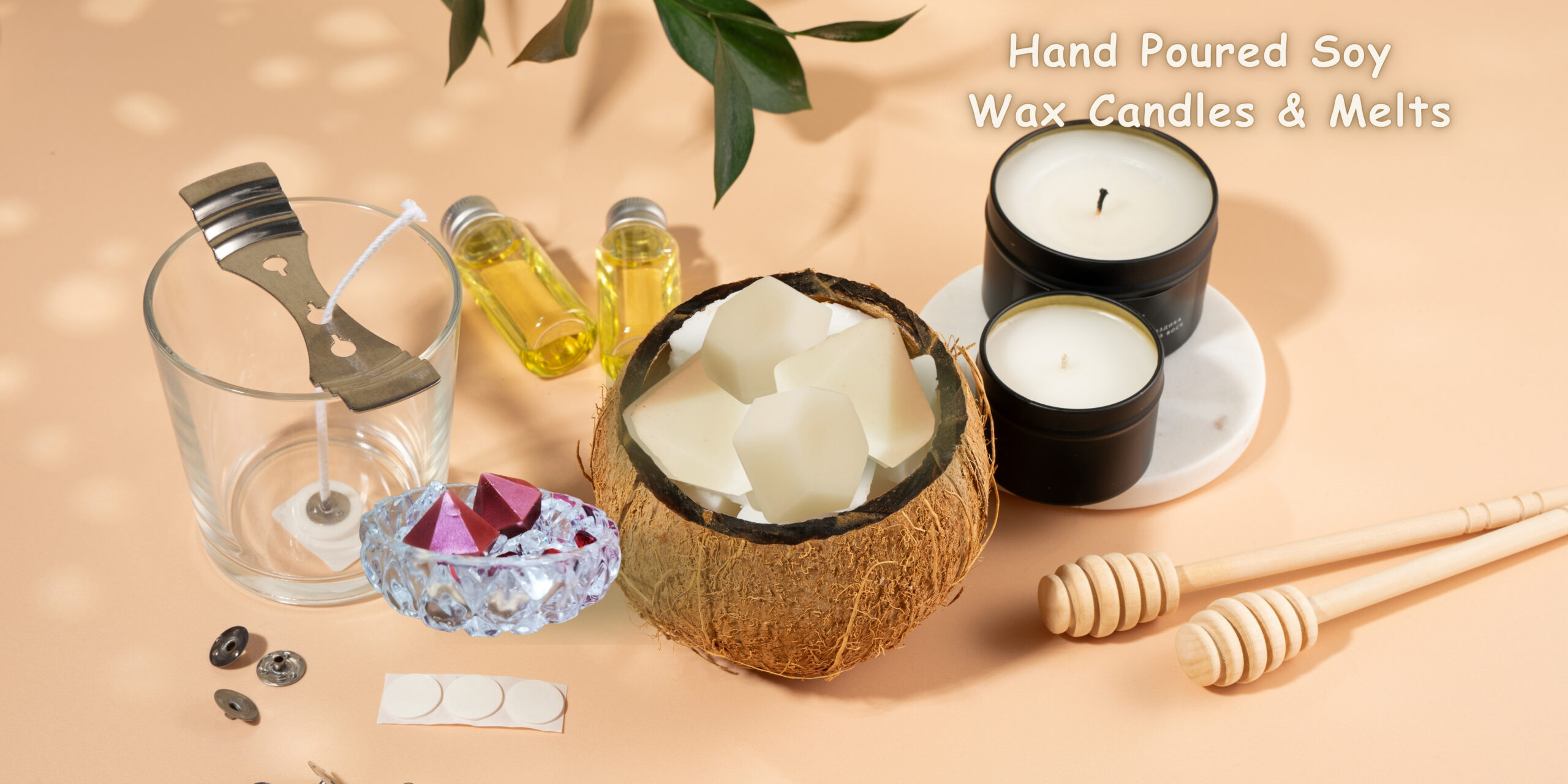 Hand Poured Soy Wax Candles & Melts (3)